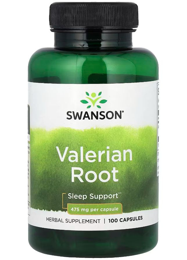 Корень валерианы Valerian Root 475 мг 100 капс Swanson (351864683)