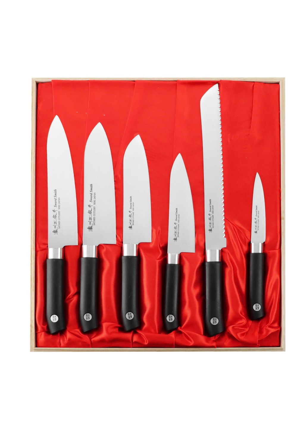 Набір із 6-х кухонних ножів Swordsmith (HG8327W) Satake (322131754)