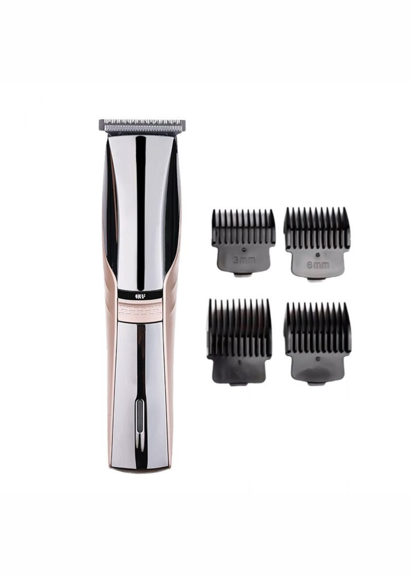 Машинка для стрижки профессиональная GM-6010 аккумуляторная с насадками, золото. Geemy (323210957)