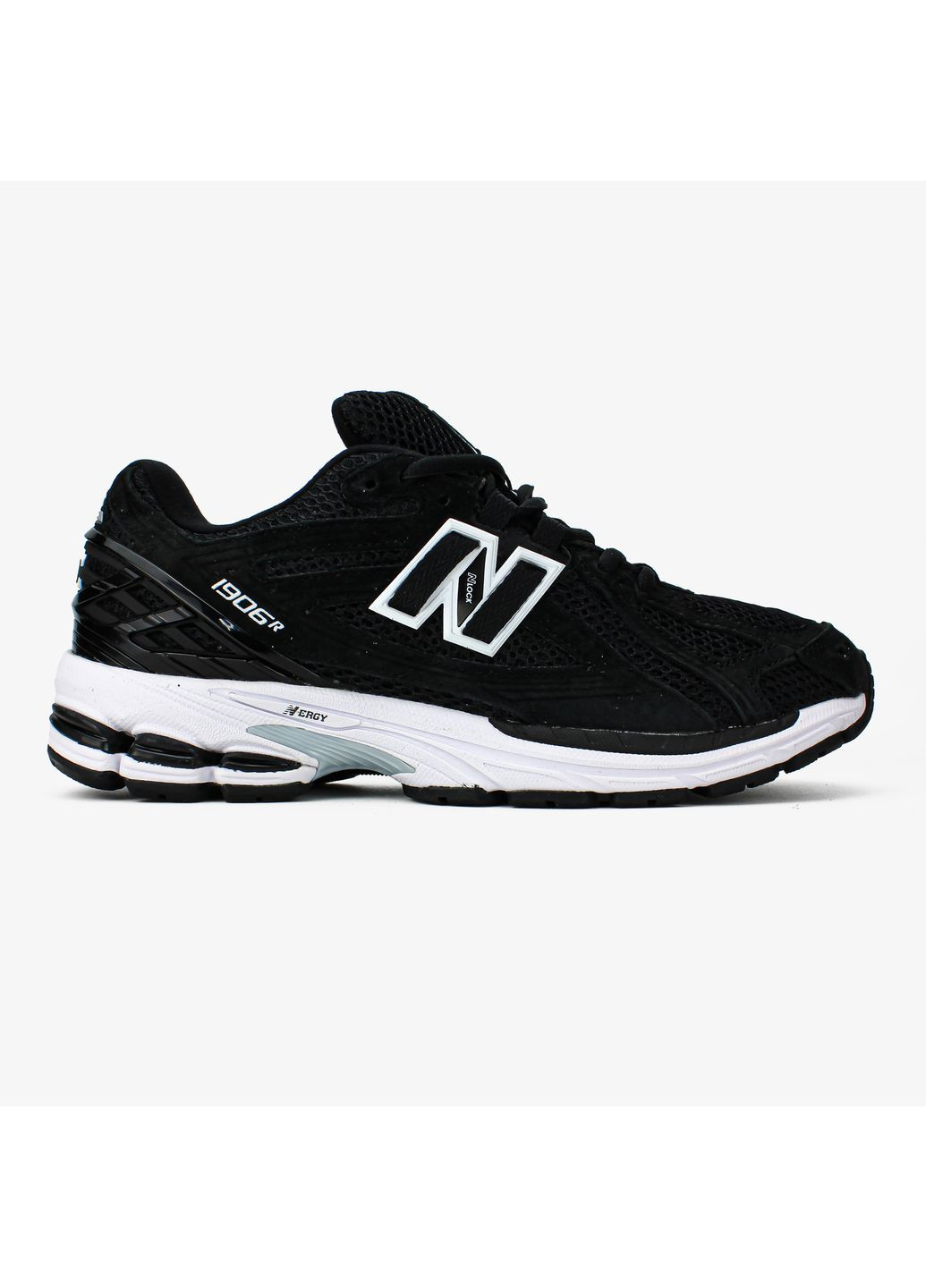 Чорні всесезон кросівки чоловічі new balance 1906 black white | нью беланс 1906r чорні No Brand