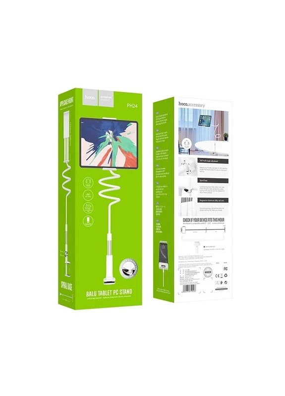 Держатель для телефона PH24 Balu tablet PC stand Silver+White Hoco (389915454)