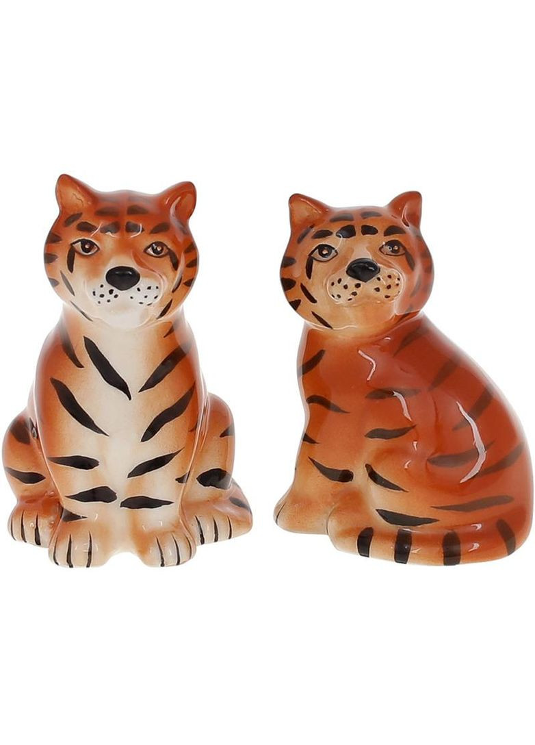 Декоративна керамічна фігурка Тигреня 7см Animal World для інтер'єру сувенір для дому Bona (369758541)