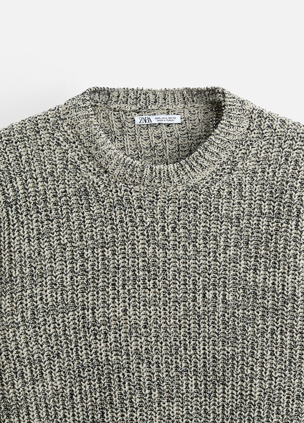 Сірий демісезонний светр Zara