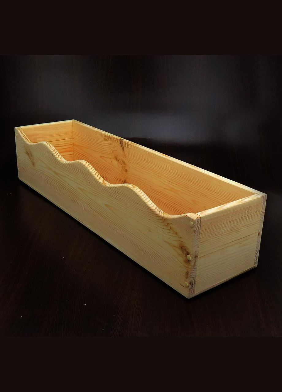 Кашпо з дерева Стокротка 90 ваніль (КАШ-102302) No Brand (328450334)