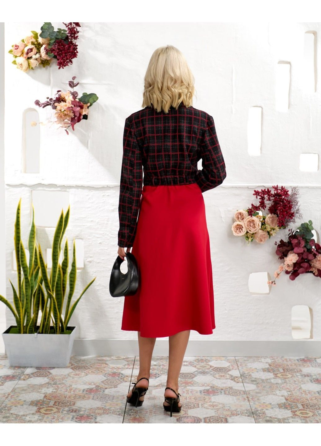 Красное платье 200888/1 DIA COSA