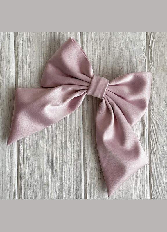 Бант атласний Полі на заколці рожевий Cleopatra 7777-9 (330775120)