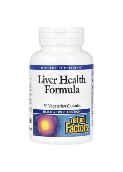 Liver Health Formula 60 растительных капсул Natural Factors (387865480)