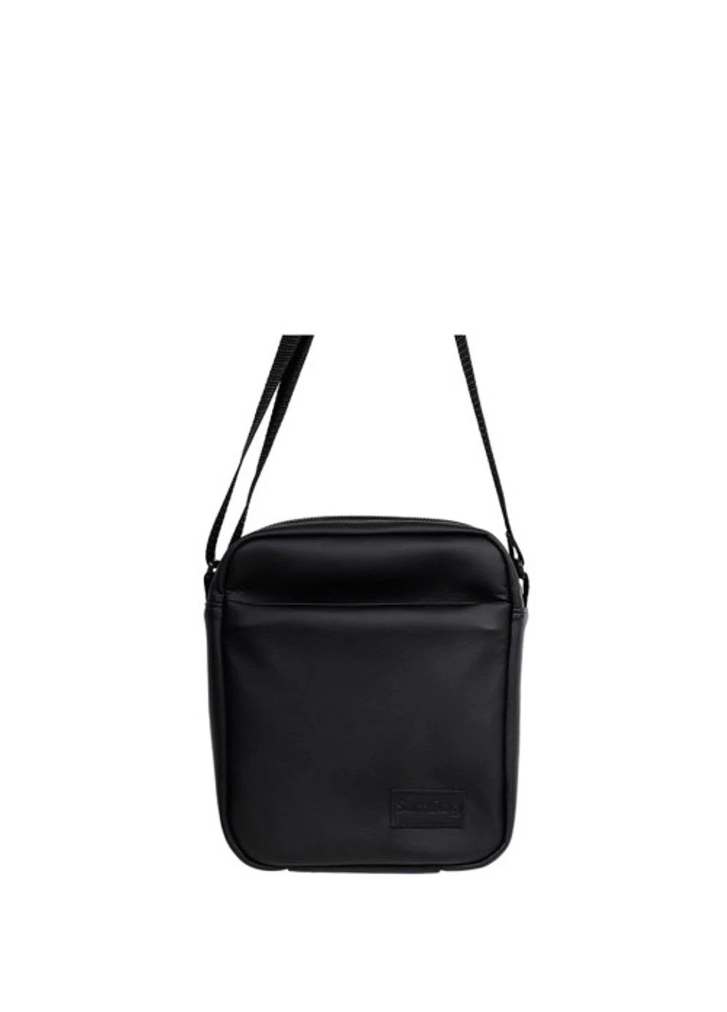 Жіноча сумка месенджер з екошкіри Makros чорна Sambag (315391505)