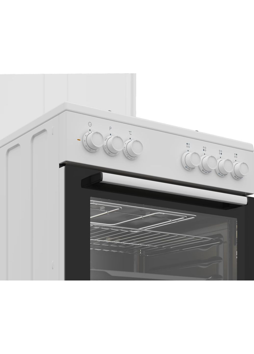 плита fbm62120wd комбинированная, 66л, 60x60см, конвекция, BEKO