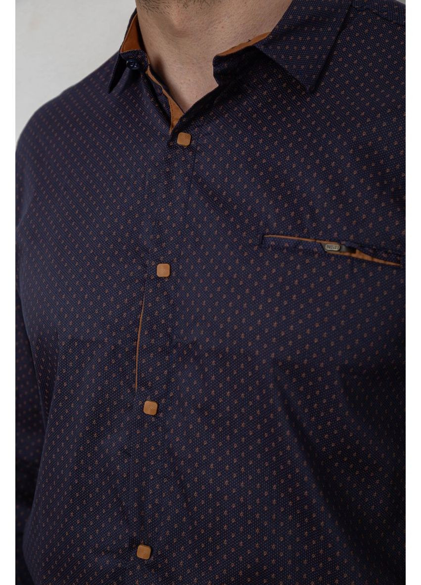 Темно-синяя рубашка Ager