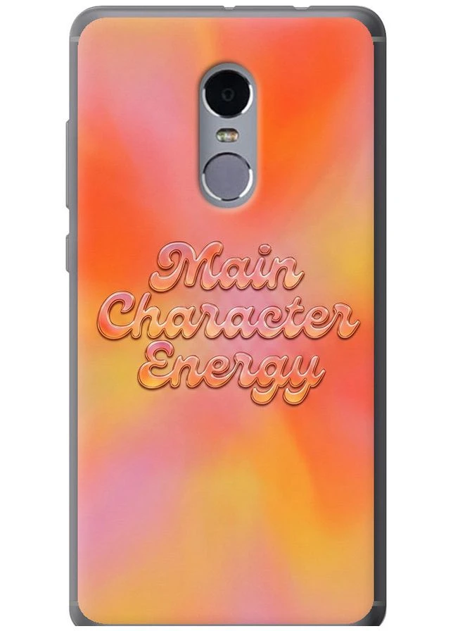 2D пластиковый чехол 'Aura Gradient Main Character Energy Aesthetic Y2K' для Endorphone Xiaomi Redmi Note 4 (381198531)
