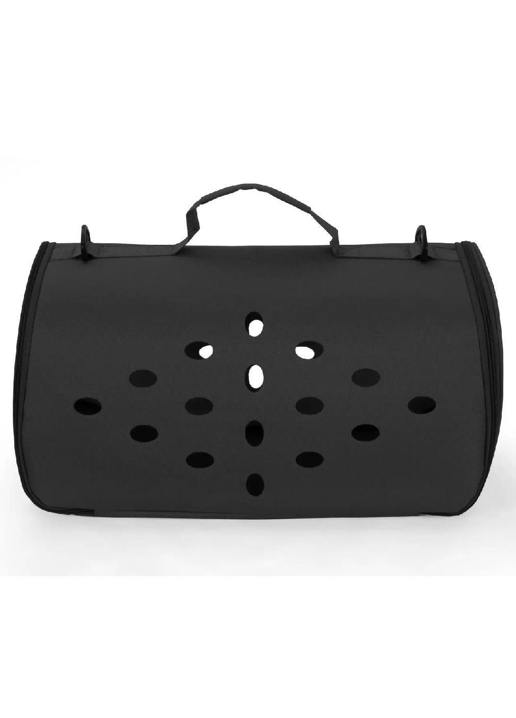 Сумка переноска с плечевым ремнем для перевозки транспортировки животных кошек собак 48x26x25 см (481071-Prob) Черная Unbranded (352683285)