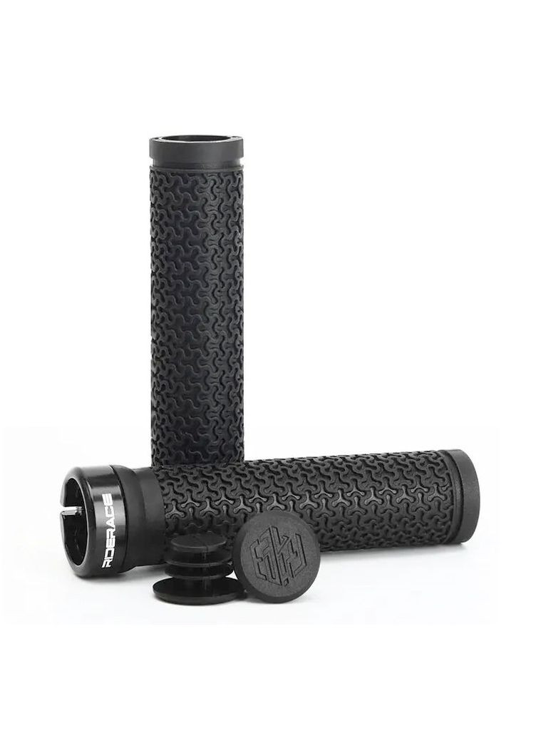 Грипси для велосипеда RideRace Spektr, на замках, чорні Rider (324627084)