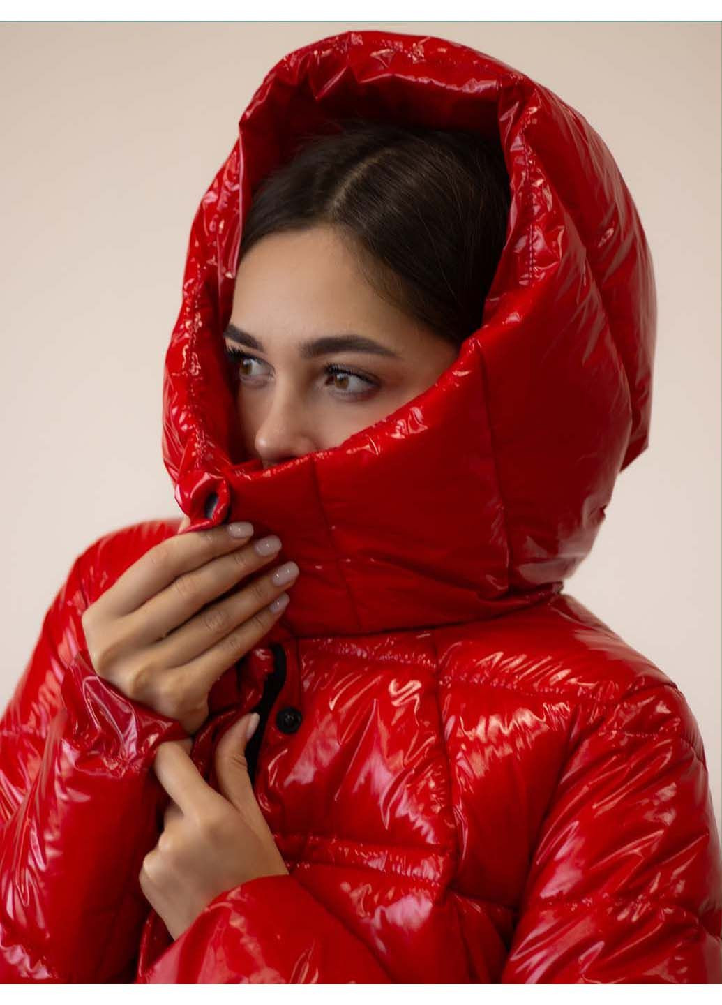 Красный зимний Пуховик indigo.limited