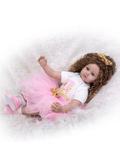 Кукла Реборн девочка Анютка винилсиликоновая 60 см (М2056057) KEIUMI (301021266)