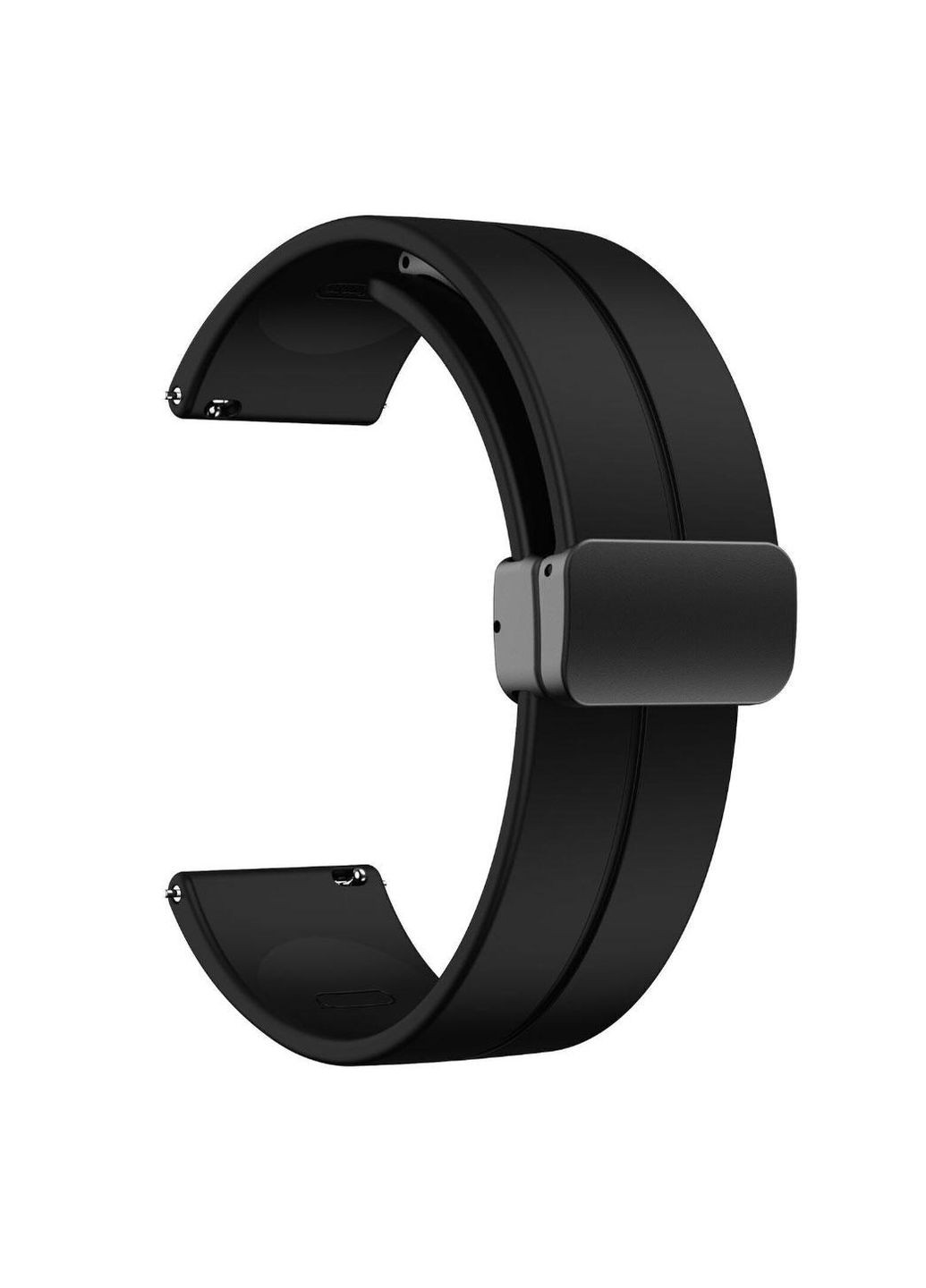 Ремешок Magnetic Silicone для часов Samsung Galaxy Watch 42 mm SM-R810 - Black Primolux (266341132)