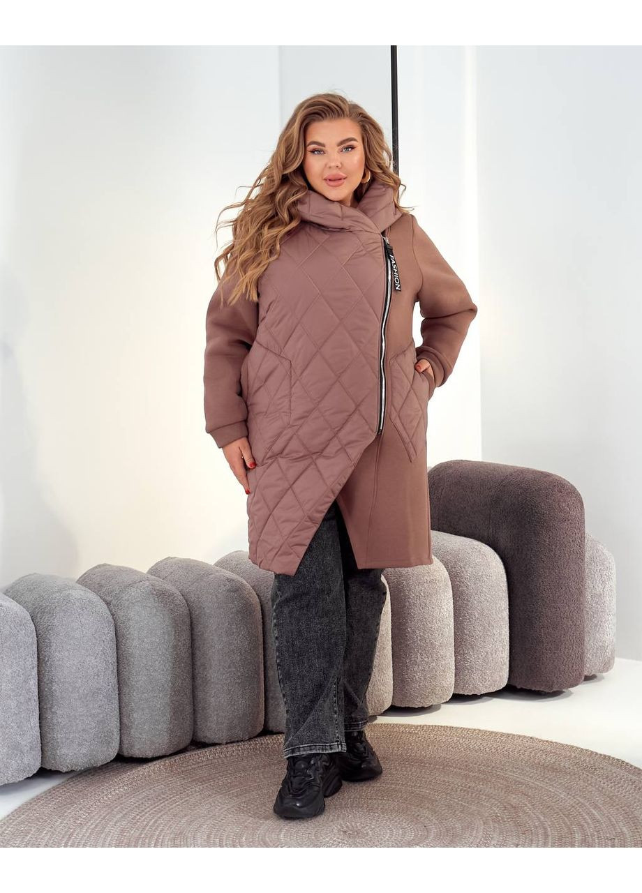 Кофейный демисезонный кардиган Style Point