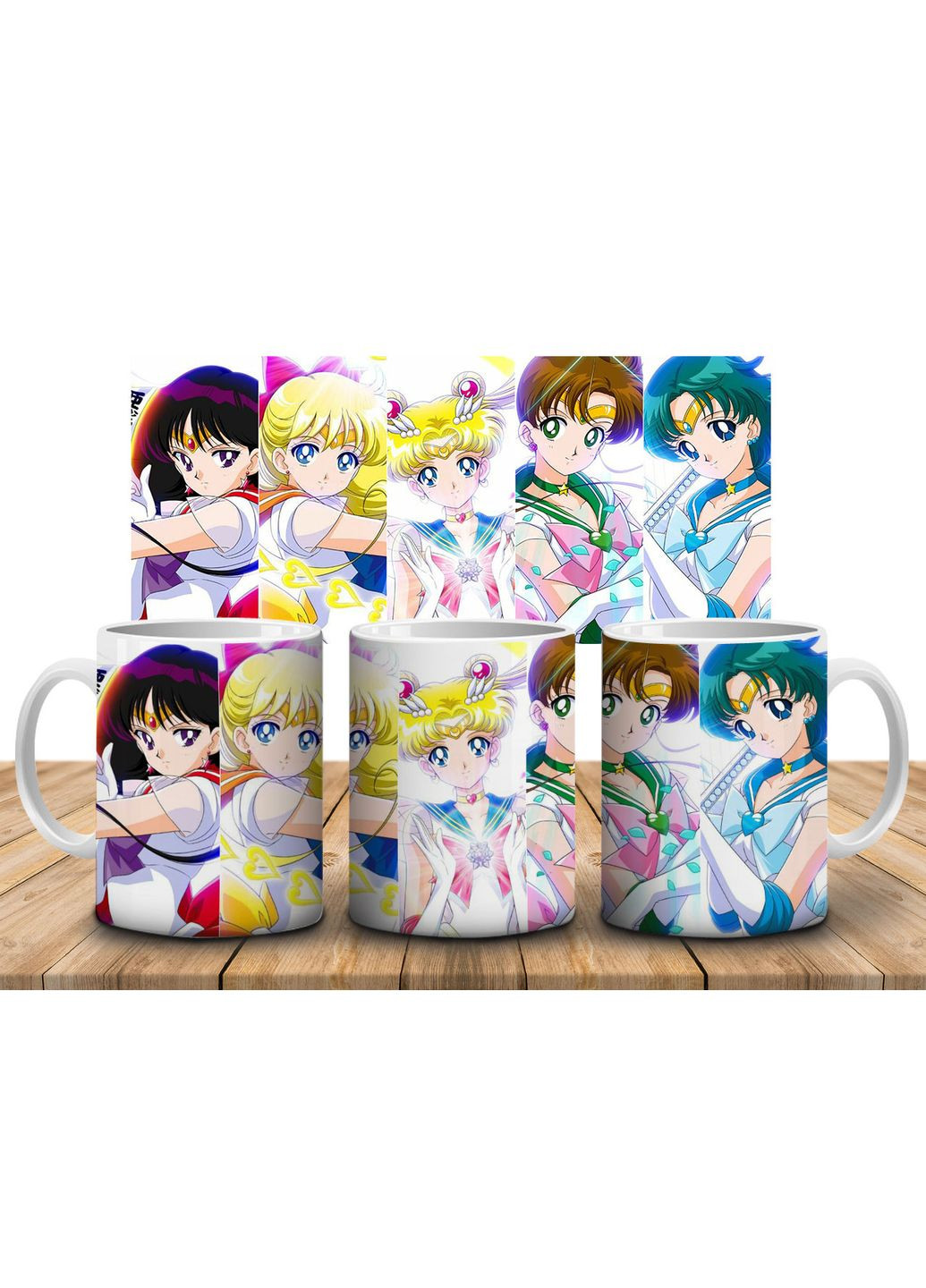 Кружка c принтом Сейлор Мун / Sailor Moon-5, 330 мл No Brand Чашка (324621841)