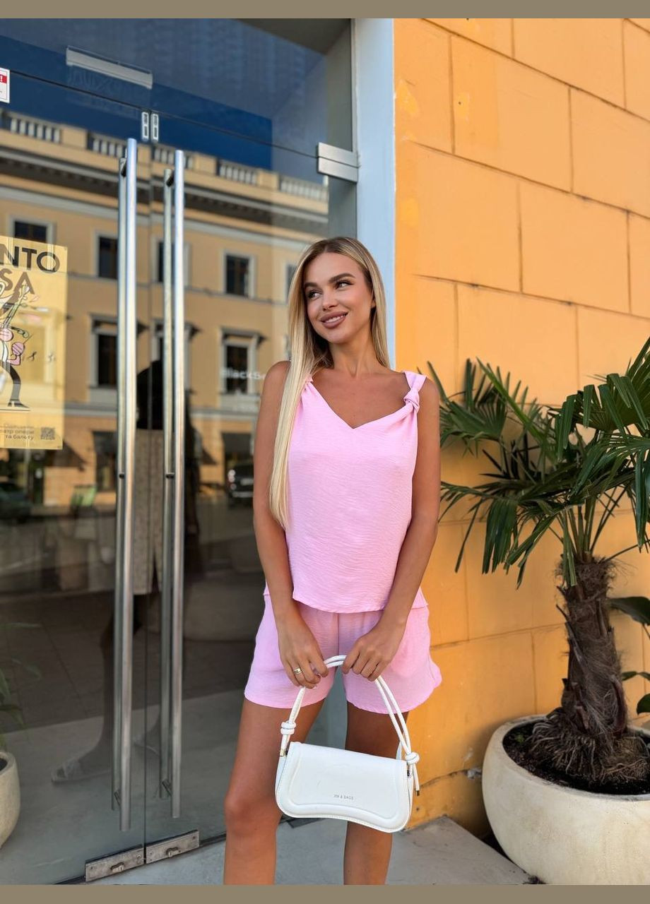 Костюм креп жатка шорты и майка No Brand (343277419)