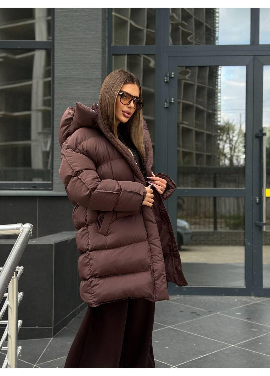 Коричневый зимний Пуховик Vakko