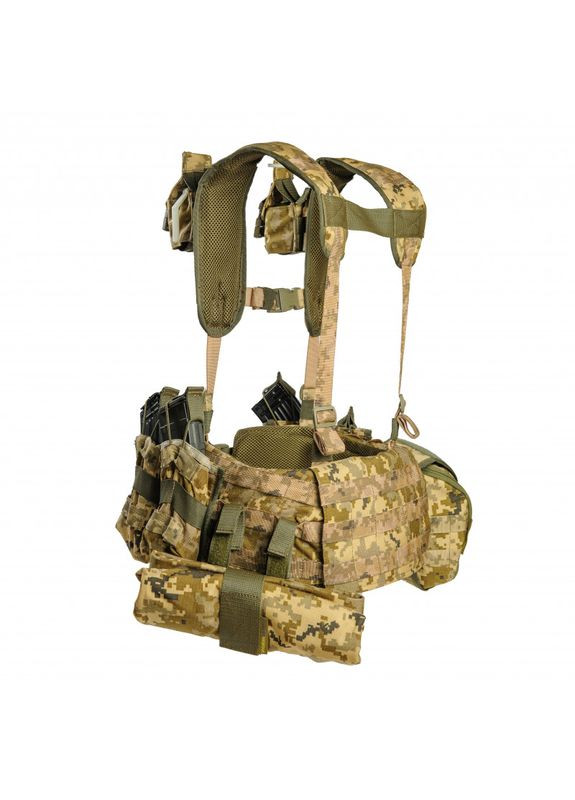 Ременно-плечевая система Warbelt Пиксель с противоосколочным пакетом Global Ballistics (351461523)