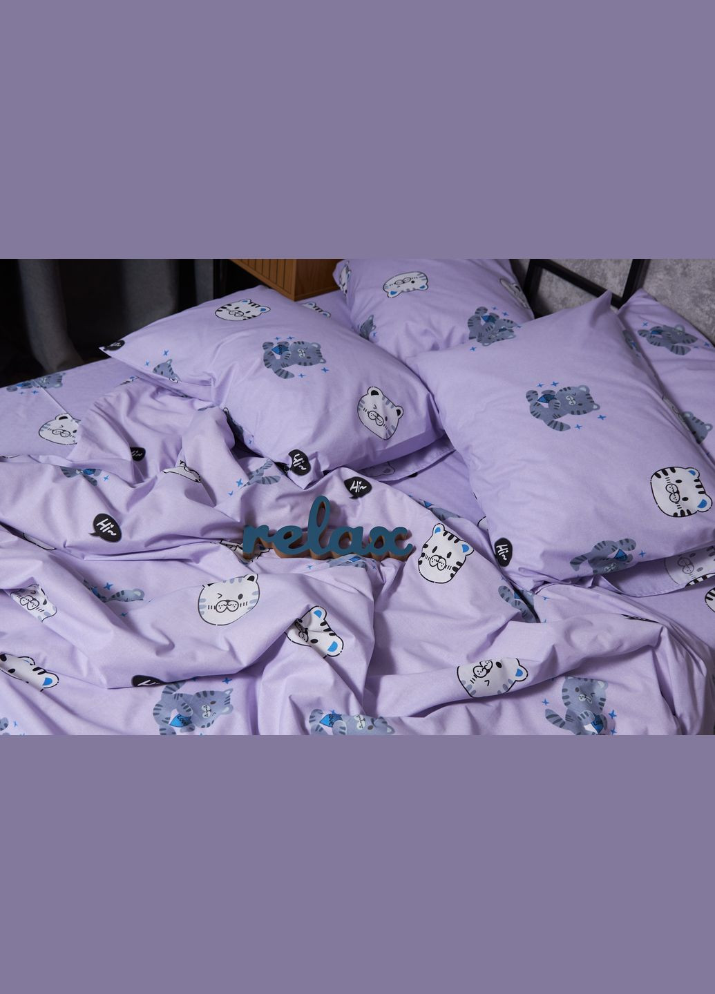 Комплект постельного белья Бязь Gold Люкс семейный 160х220х2 наволочки 2х40х60 (MS-820002713) Moon&Star Hello Kitty (288536196)