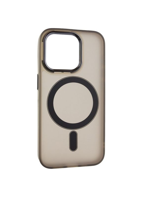 Чехол TPU+PC Lily with MagSafe для Apple (6.7") Тёмно-Серый | Dark Grey Epik iPhone 15 Pro Max (300582620)