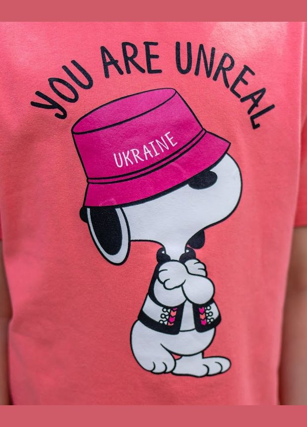 Розовый летний комплект для девочки (футболка+велосипедки) hc (h001-6337-036-33) No Brand