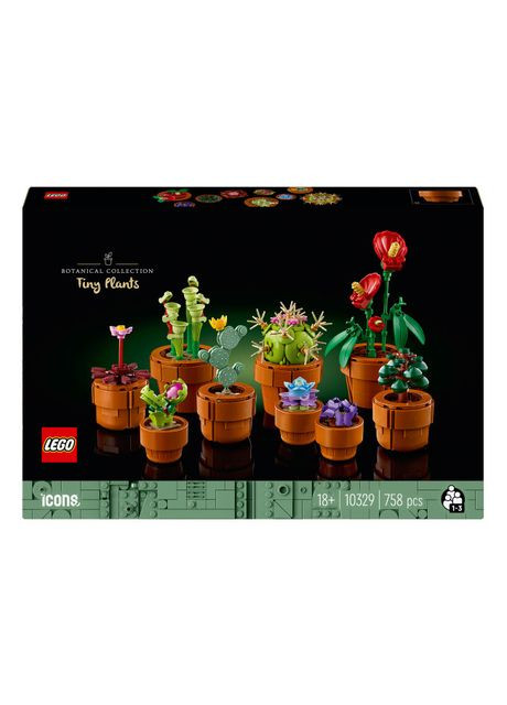 Конструктор Botanicals Миниатюрные растения (10329) Lego (369938931)