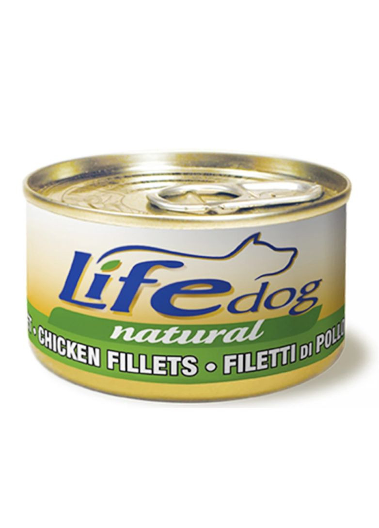 Консерва Chicken Fillets для собак от 6 месяцев, с куриным филе, 90 г LIfeDog (266274688)