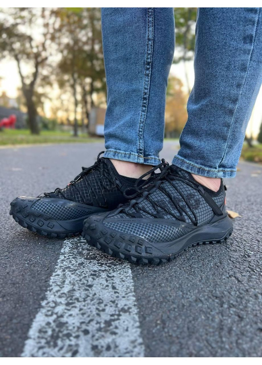 КРОСІВКИ ЖІНОЧІ NIKE ACG MOUNTAIN FLY LOW BLACK НАЙК АСЖ МАУНС ФЛАЙ No Brand чорні демісезони (367115014)