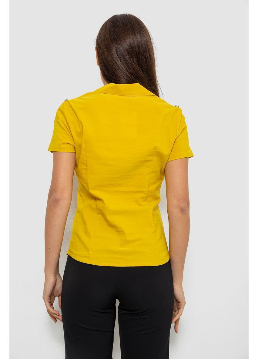 Горчичная кэжуал рубашка Ager