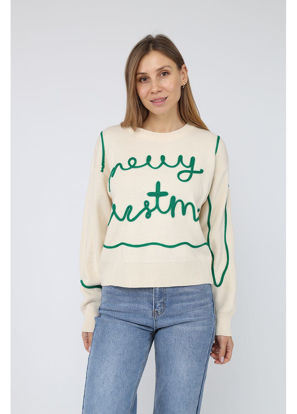 Джемпер жіночий колір молочний CB-00287255 Yuki (370499403)