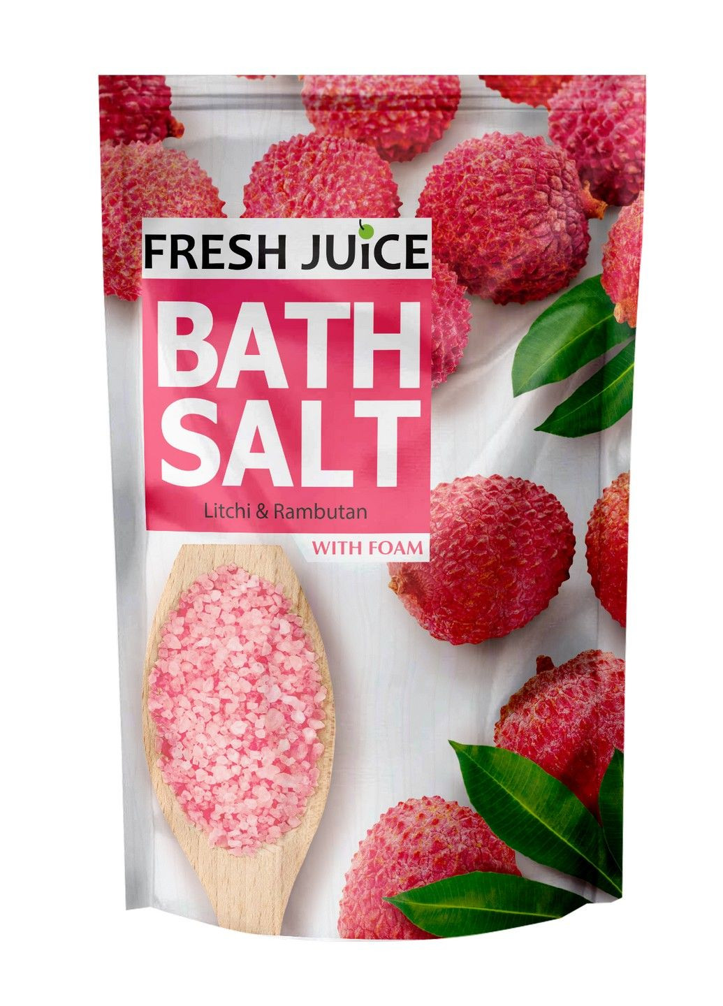 Соль для ванн дой-пак с пеной Litchi & Rambutan 500 мл Fresh Juice (283017520)