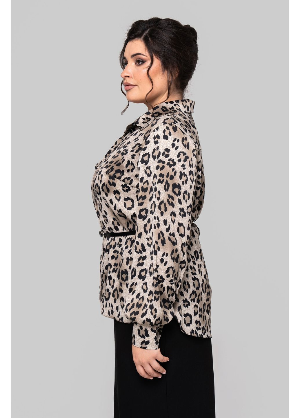 Жёлтая рубашка прямого силуэта из сатина all posa (ap102259p) A'll Posa