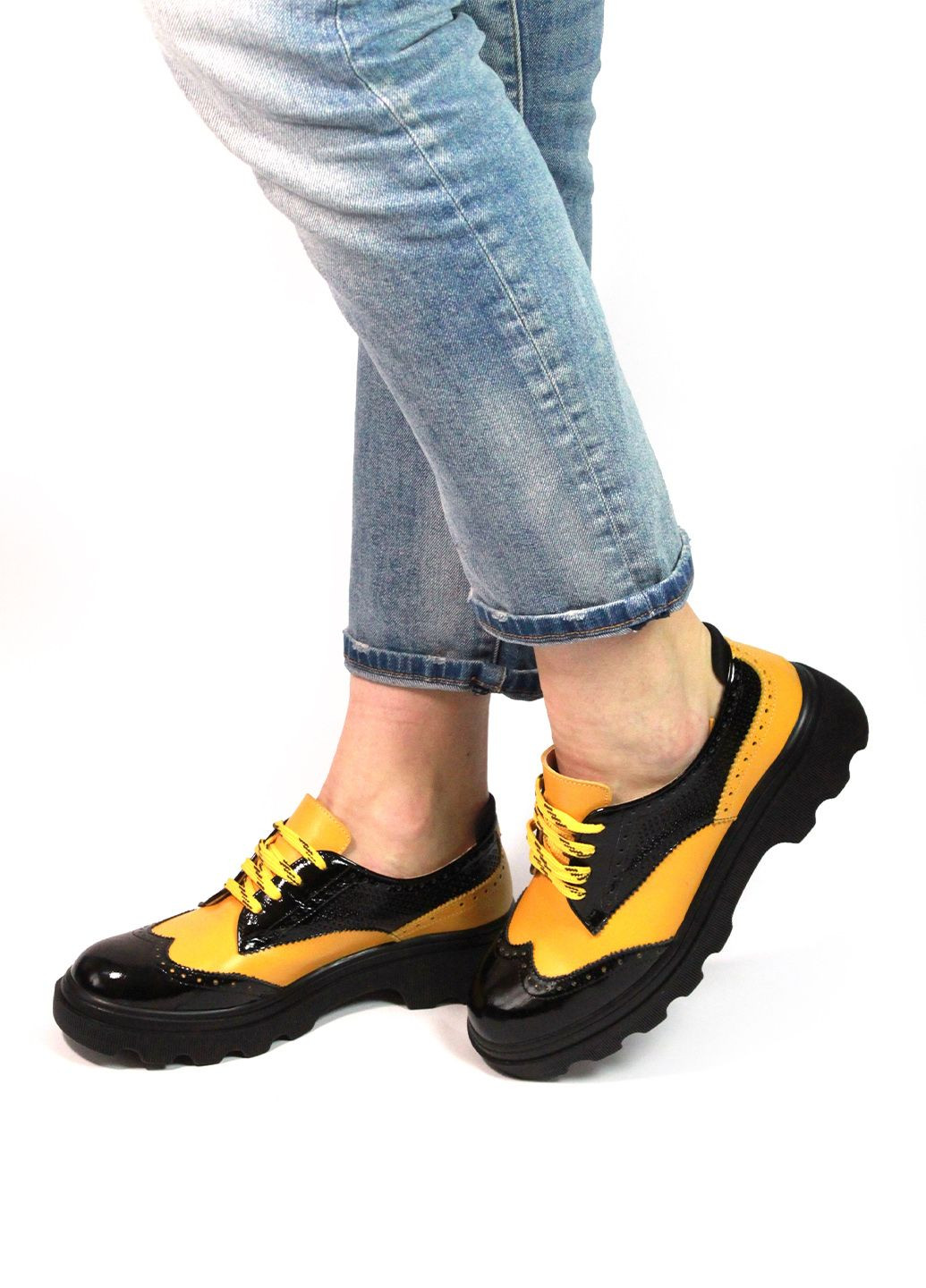 It-Girl Туфлі оксфорди оксфорди жовтий з, — демісезон (301474208)