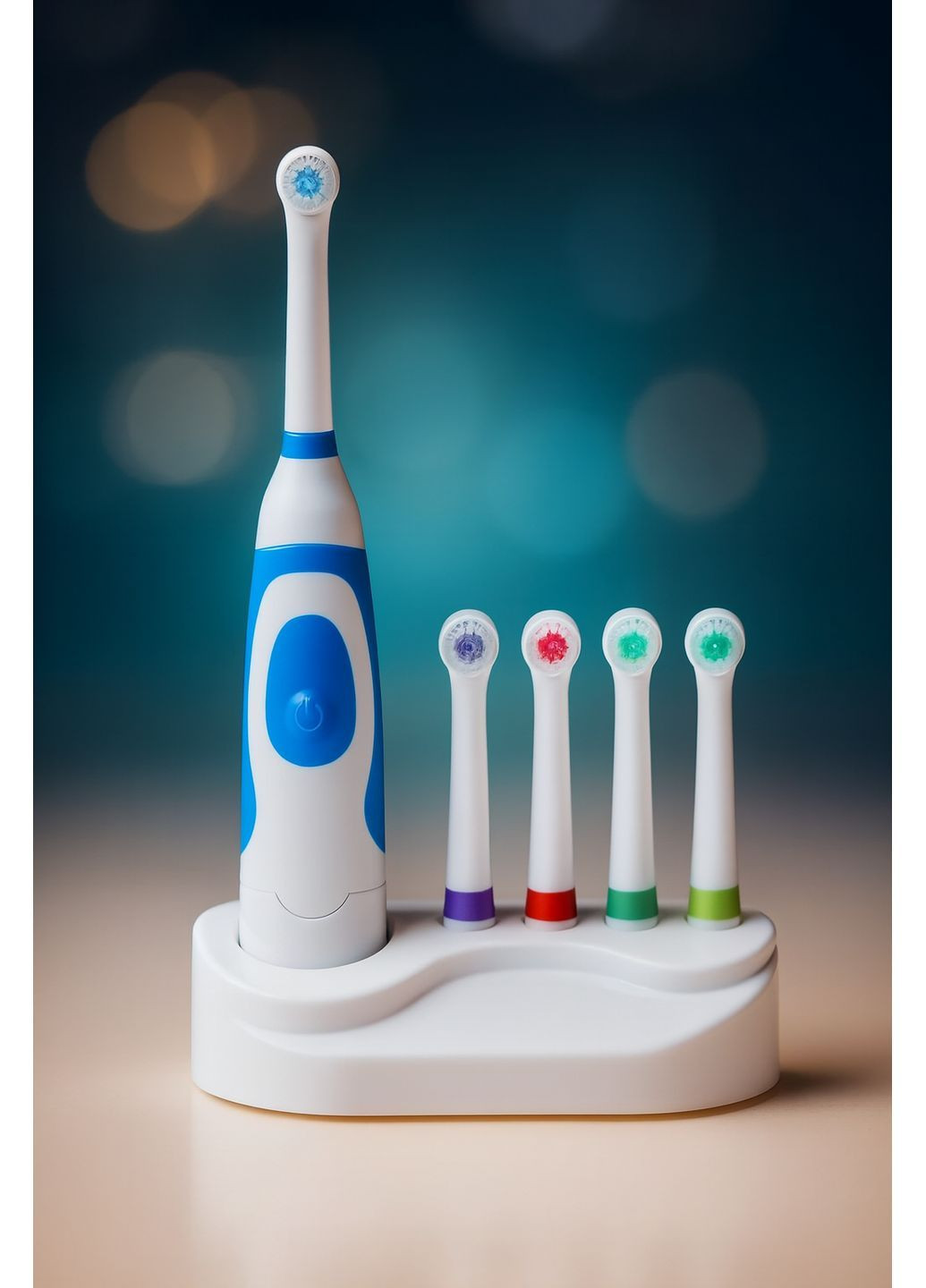 Удобная электрическая зубная щётка + 4 сменные насадки No Brand Perfect (371144918)