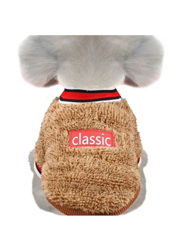 Светр для котів Pet Style "Classic" Коричневий S No Brand - (323231648)
