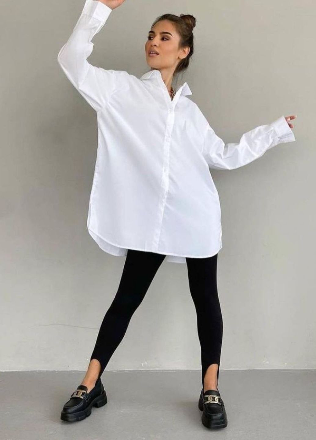 Черные демисезонные базовые леггинсы с высокой посадкой Allthings