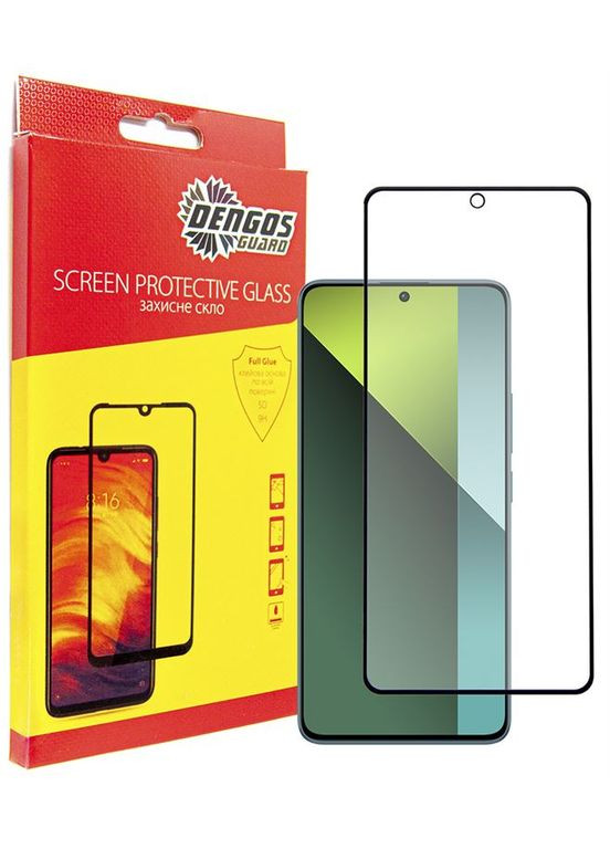 Захисне скло для Xiaomi Redmi Note 13 Pro 5G Black Full Glue (TGFG-347) DENGOS (336951266)