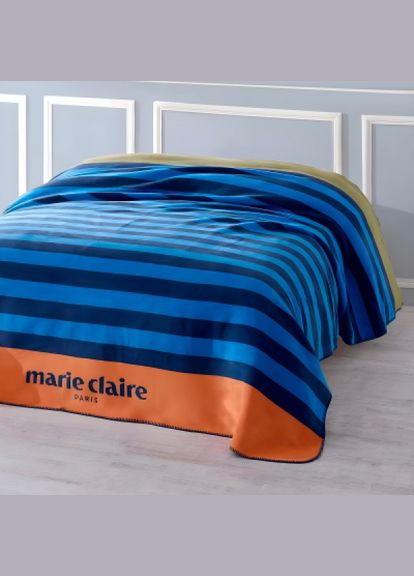 Плед Полоски темно-, 200х220 см (168828) Marie Claire полоски темно-синій, 200х220 см (268141423)