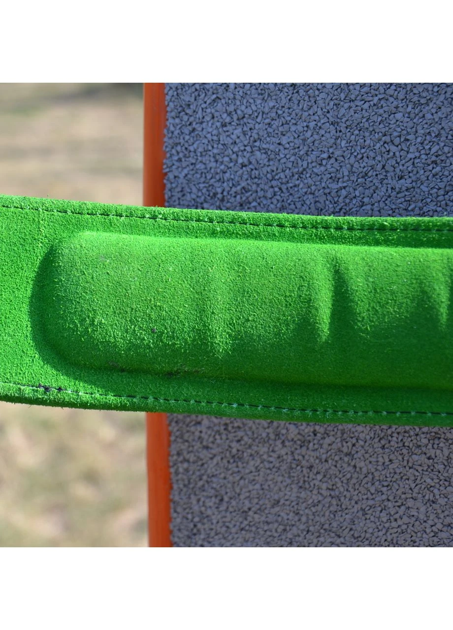 Пояс для тяжелой атлетики MadMax MFB-302 Quick Release Belt кожаный Black/Green Mad Max (389545328)