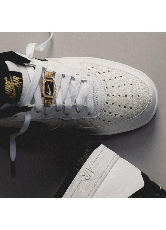 Білі Осінні кросівки чоловічі nike air force 1 gs world champ dr9866-100 найк аір форс 1 преміум No Brand