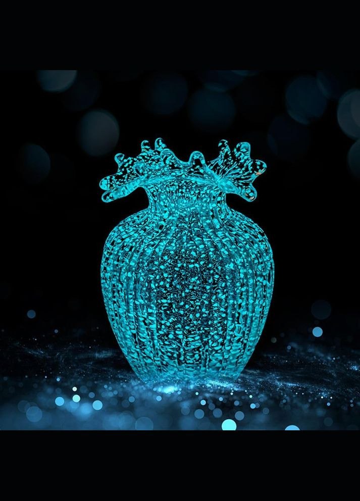 Стеклянная светящаяся в темноте ваза для цветов, Avatar 21см More (300522963)