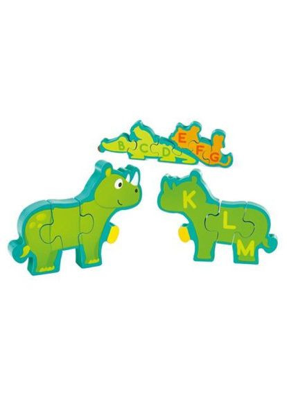 Пазл дерев'яний алфавіт Парад звірів 26 елементів (E1627) Hape дерев'яний алфавіт Парад звірів 26 елементів (368484485)