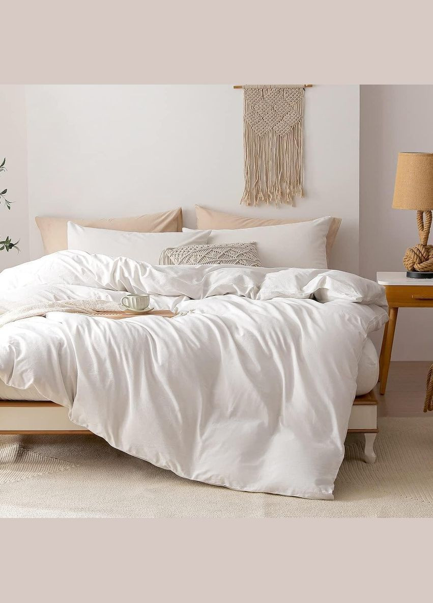 Постельное белье из мягкого материала 150 x 210 см Семейный (ВЕ5205В-54) No Brand (306633358)