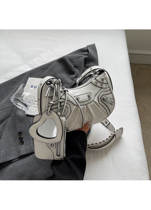 Жіноча сумка 9108 крос-боді рептилія No Brand (349442133)