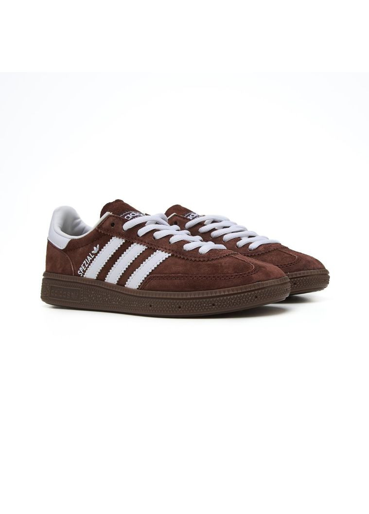 Коричневые демисезонные кроссовки мужские adidas spezial brown адидас специал No Brand
