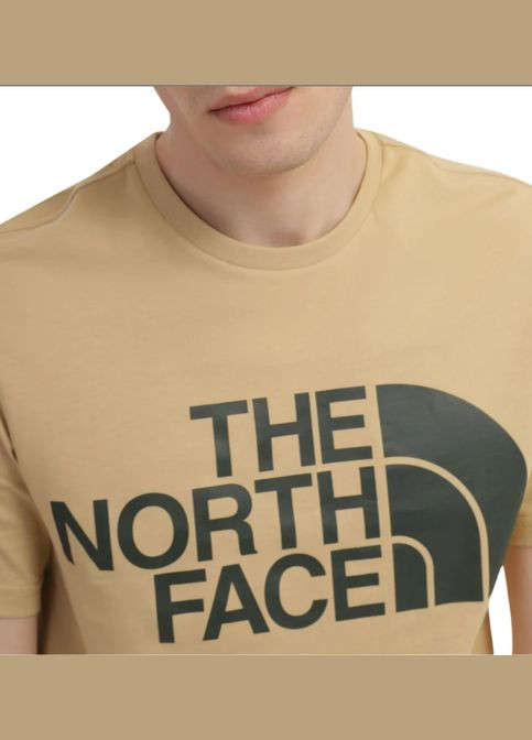 Бежевая футболка north face m standard ss tee The North Face