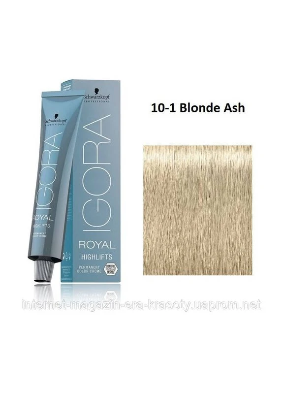 Фарба для волосся 10.1 Ультра блондин Сандре Igora Highlift with Fibre Bond, 60 мл Schwarzkopf (396329698)